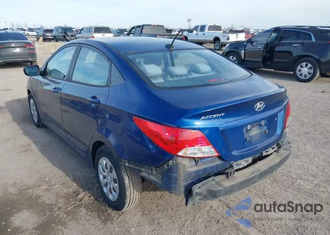 2016 Hyundai Accent Se из США, поврежденный, VIN KMHCT4AE4GU999999